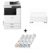 Canon Laser IR C3226i MFP + TONER C-EXV54 BK (15500 p), Y/C/M (8500 p) + Plain Pedestal Type-S3