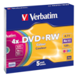 DVD+RW Matt Silver VERBATIM 43229