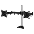 Support de bureau pour 2 moniteurs LCD jusqu'à 34" avec Hub USB 3.0