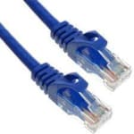 CORDON 1M CAT 6A/FTP BLEU LINK TECH