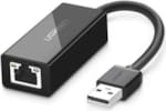 Adaptateur USB 2.0 vers RJ45 Noir