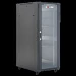 COFFRE INFORMATIQUE 27U 600*600*1400MM + ETAGERE + ROULETTE
