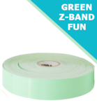Z-BAND FUN 25MM GREEN (4*350) Desktop Box of4°