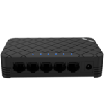 Commutateur de Bureau 5 Ports 10/100 Mbps RJ45 Boîtier en Plastique Non Géré