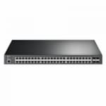 Tplink JetStream™ 52-Port Gigabit L2+ Managed Switch with 48-Port PoE+PORT: 48× Gigabit PoE+ Ports, 4× Gigabit SFP Slots, RJ45/Micro-USB Console PortSPEC: 802.3at/af, 384 W PoE Power, 1U 19-inch Rack-mountable Steel CaseFEATURE: Integration with Oma