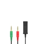 Cordon Jack 3.5mm Standard Double Pin Pour PC