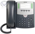 Téléphone VoIP 8 lignes avec PoE et Port PC sans afficheur