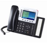Poste IP SIP 6 lignes, PoE, 24 touches programmables