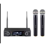 Kit Double Micro Baladeur à Main Sans Fil UHF Lane BETA PV-602