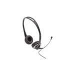 Casque-Micro Stéréo Ajustable Jack 3.5 mm noir