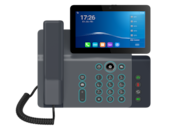 Téléphone vidéo IP Haut Gamme Ecran Tactile 7" 20 Lignes SIP Bluetooth et WiFi Intégré 116 touches programmables