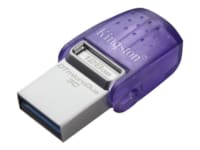 DataTraveler microDuo 3C 128 Go Clé USB Type-A / USB Type-C 3.2 Gen 1 (3.1 Gen 1) Violet