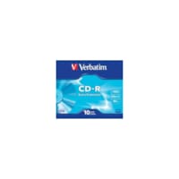 PACK DE 10 UNITES CD-R AVEC POCHETTE Extra Protection VERBATIM 43415