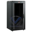 Armoire DYNAmic 600/600 19" avec Porte en Verre 22U LN-FS22U6060-BL