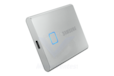 SAMSUNG 2 TB PORTABLE SSD T7 TOUCH USB 3.2 GEN 2 SILVER MU-PC2T0S