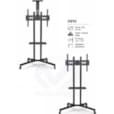 Meuble Support TV Robuste avec Roulettes Taille Ecran de 32 à 70 pouces DGT22-D910