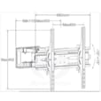 SUPPORT MURAL MOBILE POUR ECRANS TAILLE DE 32 À 70 POUCES DGT22-WMX003-5