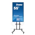 TOTEM AFFICHAGE DYNAMIQUE 55" 4K UHD FONCTIONNEMENT CONTINU 24/7 LH5541UHS-B2 AVEC ROULETTES