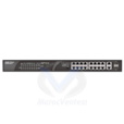Switch de Bureau 16 Ports RJ45 10/100Mbps + 2 Gigabit RJ45/SFP RG-ES118S-LP