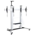 SUPPORT TV MOBILE DOUBLE ÉCRAN DE 40" à 65" T016-2SC