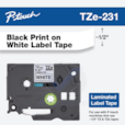 Ruban étiqueteuse P-TOUCH 12mm Blanc TZE-231