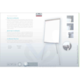 TABLEAU MAGNETIQUE PAPERBOARD - FLIPCHART ECOBOARDS 2X3 TF01 ECO AVEC SUPPORT PAPIER & TREPIEDS - FABRICATION EUROPE TF01