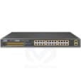 Commutateur 19" 24-Port 10/100/1000T 802.3at POE + 2-Port 1000X SFP Unmanaged Gigabit Ethernet Switch (220W) GSW-2620HP