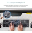 Kensington Kit de bureau sans fil compact Pro Fit® - AZERTY France K75230FR