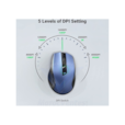 UGREEN Souris sans fil Design Egr 2,4 GHZ/15M Bleu 15064