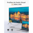 Ugreen CABLE USB-C TO HDMI - 1.5 mètre (Model : MM142) MM142-1.5M