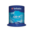 Verbatim - 100 x CD-R - 700 Mo ( 80 min ) 52x - spindle 43411