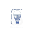 LAMPE ECONOMIQUE Verbatim LED Classic A E27 9.5W DT-LA-01