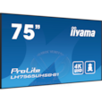 TOTEM AFFICHAGE DYNAMIQUE 75" 4K UHD AVEC ROULETTES 24/7 LH7565UHSB