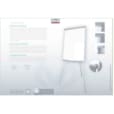 TABLEAU MAGNETIQUE PAPERBOARD - FLIPCHART ECOBOARDS 2X3 TF01 ECO AVEC SUPPORT PAPIER & TREPIEDS - FABRICATION EUROPE TF01