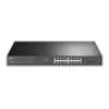 Tplink 18-Port Gigabit Rackmount  Switch with 16-Port PoE+PORT: 16× Gigabit PoE+ Ports, 2× Gigabit Non-PoE Ports, 2× Combo Gigabit SFP SlotsSPEC: 802.3at/af, 250 W PoE Power, 1U 19-inch Rack-mountable Steel CaseFEATURE: Plug and Play