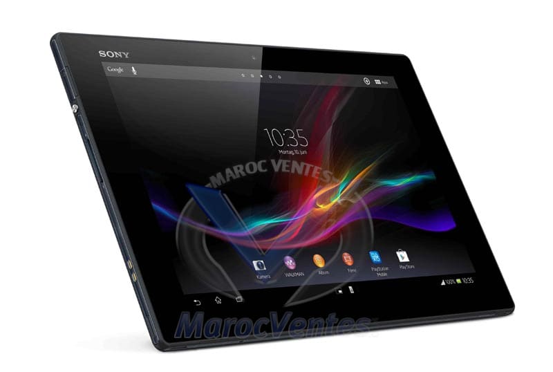 Tablet Z Ecran 10.1", Android 4.1, 16GO SSD, 2Go RAM, Wi-Fi SGP311A2/B