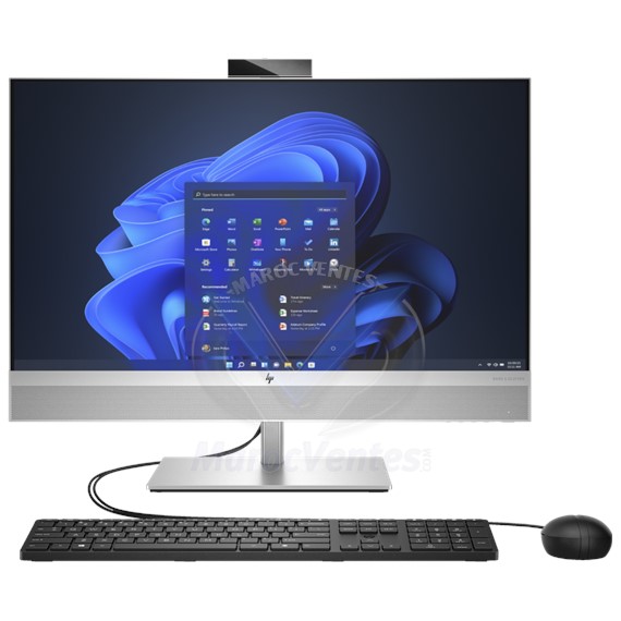 PC Bureau EliteOne 870 G9 AIO i7 27" FHD (68,6 cm ) 16GB 512 SSD W11 Pro 628K0ET