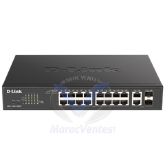SWITCH 16 GIGABIT POE+ PORTS SMART MANAGED+ 2 COMBO RJ45/SFP PORTS