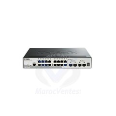 Smart switch 16 ports 10/100/1000 Mbps + 2 SFP Gigabits + 2 SFP+ 10 G