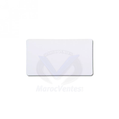 CARTE BADGE PVC Cartes plastiques longues Blanc 14,0 cm x 5,4 cm x 0,5 mm