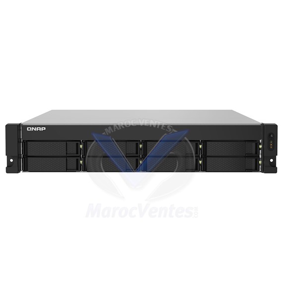 Serveur NAS professionnel 8 baies (sans disque dur) avec 4 Go de RAM - AnnapurnaLabs Alpine AL324 - SFP+10 Gbps - alimentation redondante TS-832PXU-RP-4G