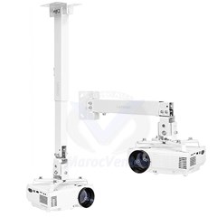 SUPPORT VIDEOPROJECTEUR EN ALUMINIUM NOIR PM001