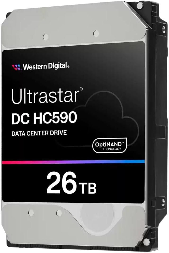 WESTERN DIGITAL 26TB ULTRASTAR DC HC590 3.5" INTERNE WUH722626ALE6L4