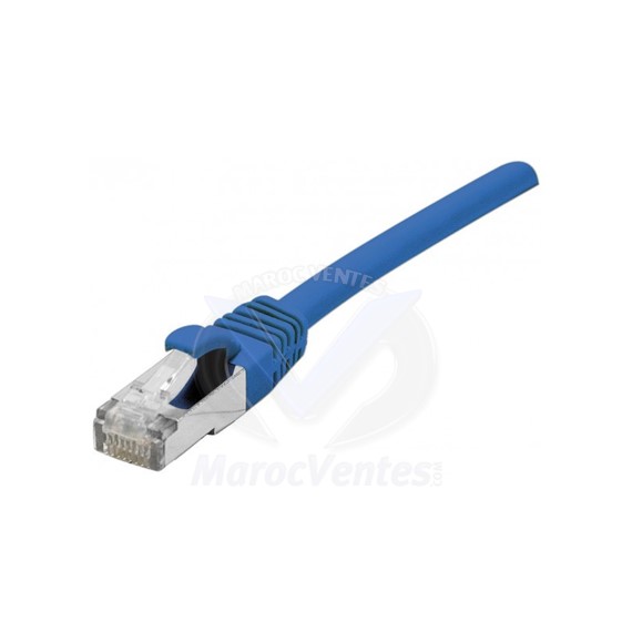Cordon RJ45 CAT 6A Bleu 10m DEXLAN 858458