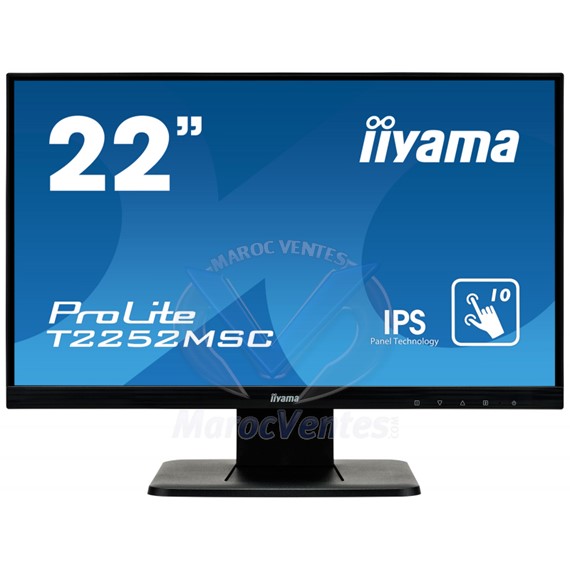 ECRAN TACTILE 22 POUCES IIYAMA PROLITE Full HD (1920x1080) T2252MSC-B2