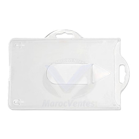 Porte-Badge Semi RIGIDES 86x54 Double Face Porte-Badge