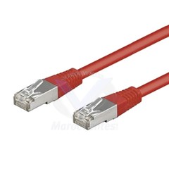 CORDON 1M CAT6A/FTP CCA PVC ROUGE LINKTECH