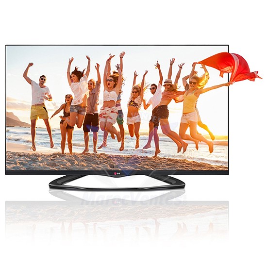 TV LCD Ecran de 140 cm - HDTV 1080p Rétro-éclairage LED Edge Local  avec Technologie 3D 55LA641