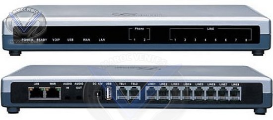 Passerelle 4 ports FXO pour ligne RTC GXE 5024