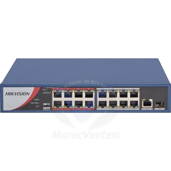 HIKVISION 16 Ports switch 10/100 POE 12M DS-3E0318P-E/M(B)